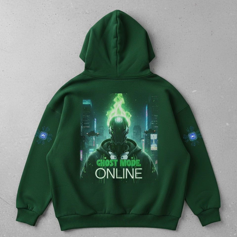 Unisex Oversized Hoodie:Ghost Mode:Online