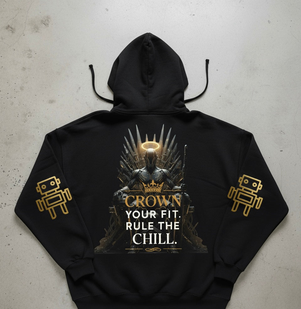 Unisex Oversized Hoodie:Crown Your Fit