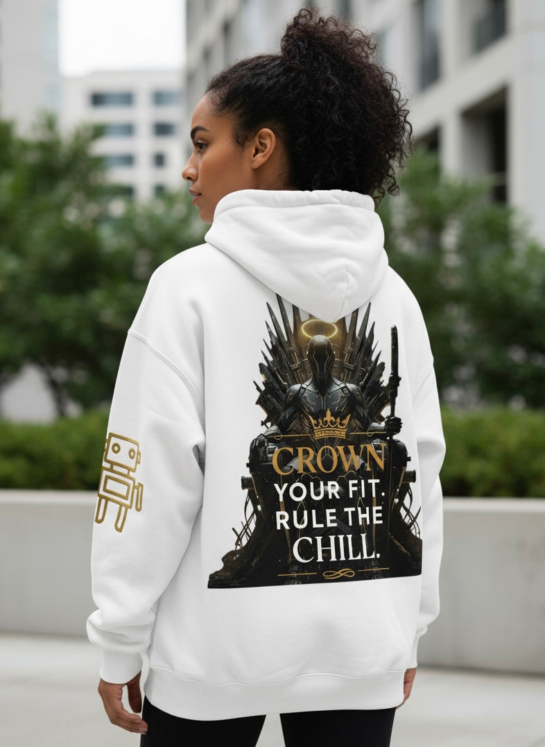 Unisex Oversized Hoodie:Crown Your Fit