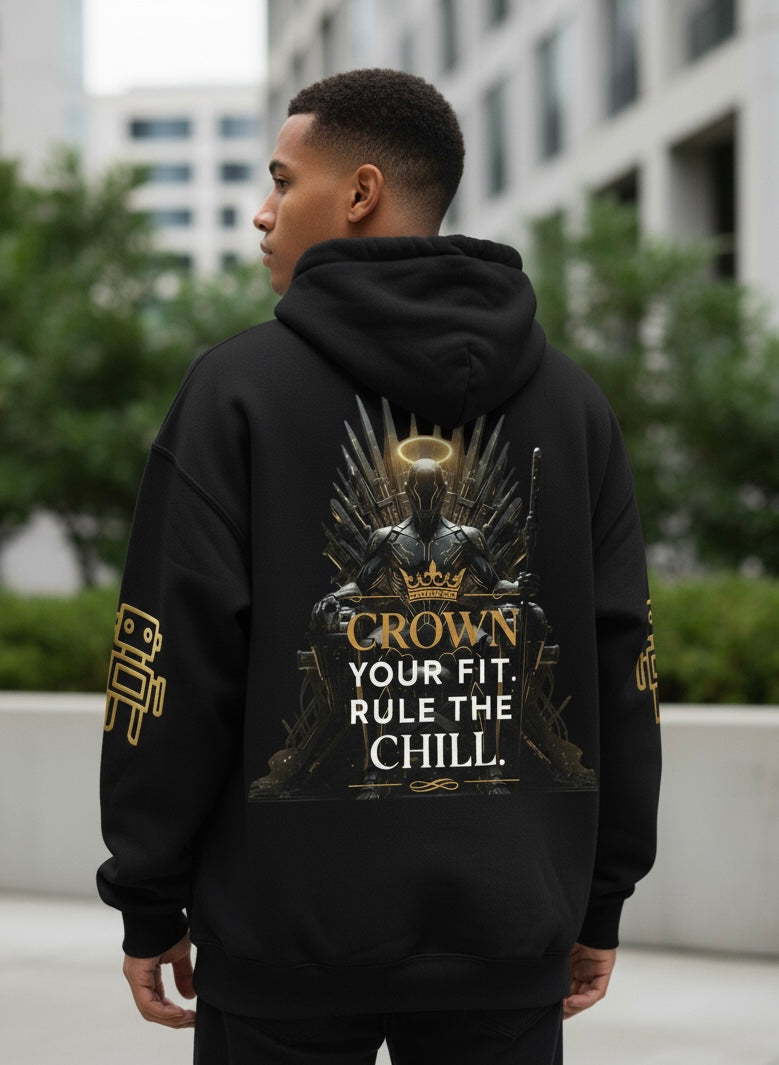 Unisex Oversized Hoodie:Crown Your Fit