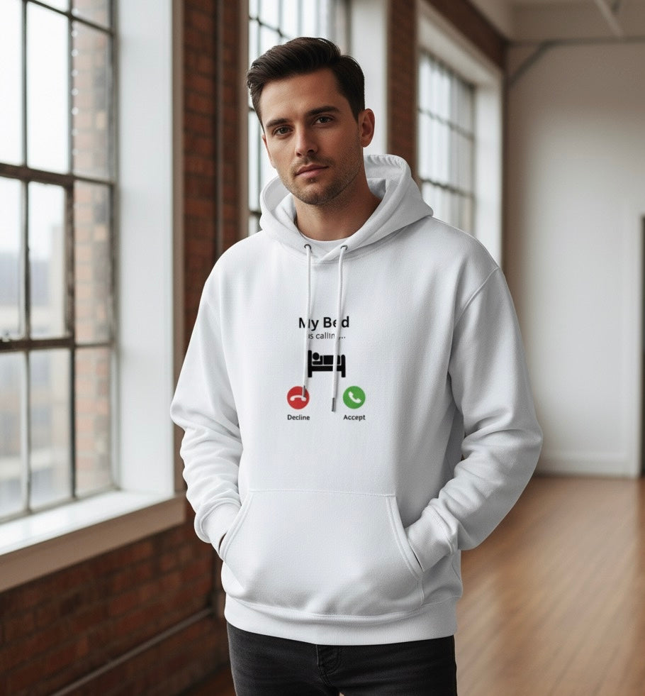 Unisex Oversized Hoodie: My Bed Is calling