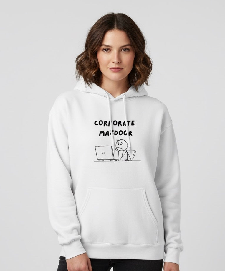 Unisex Hoodie: Corporate Mazdoor